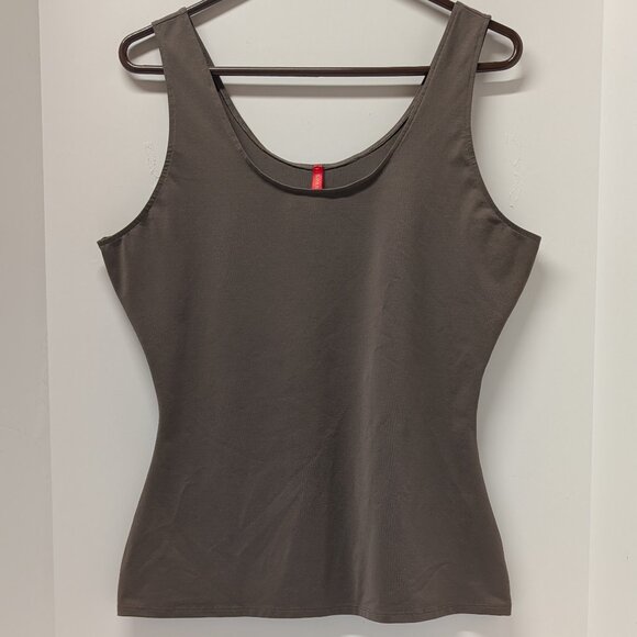 SPANX Hollywood Socialight Opaque Tank Top in Smokey Brown - Picture 3 of 11